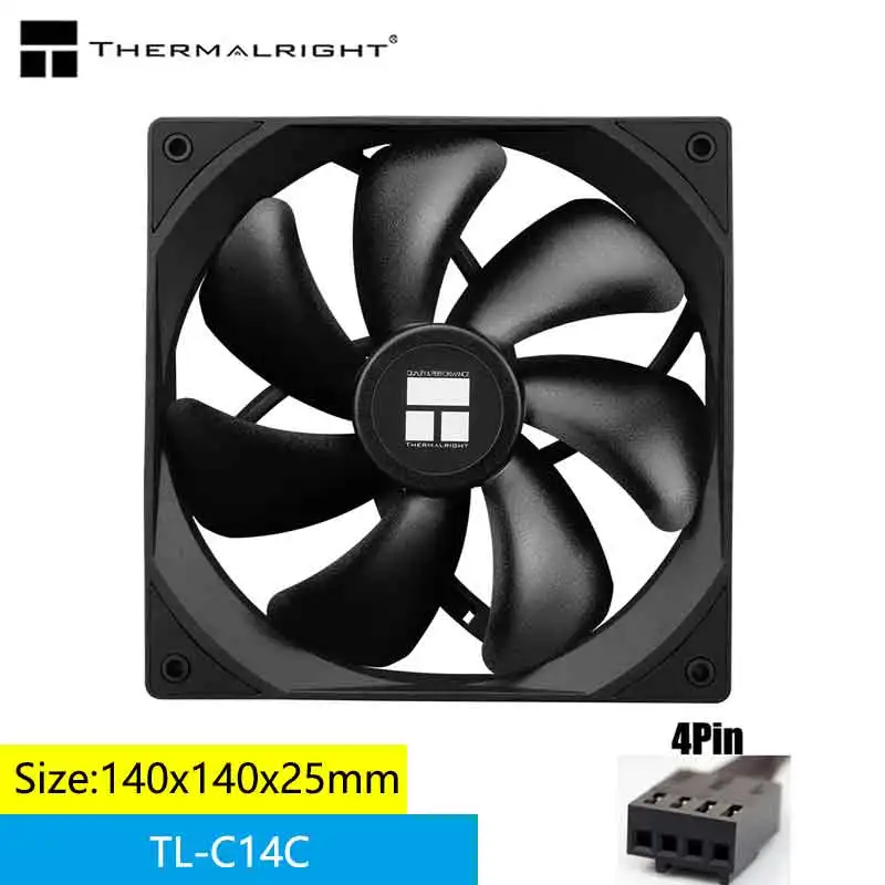 Pc Gaming Lounge - Thermalright TL-C14CW/14C-S 14 センチメートル冷却ファン 5V 3PIN