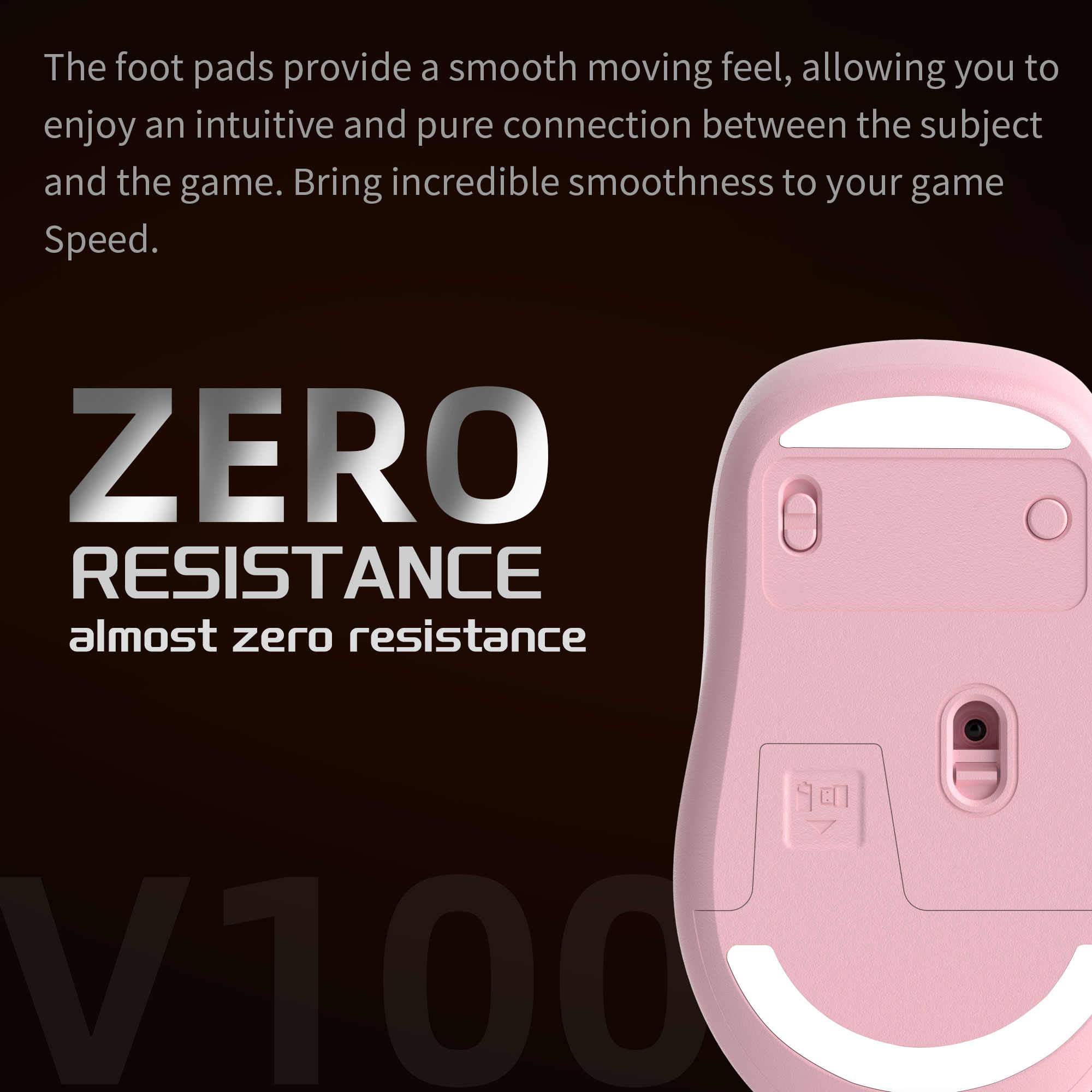 MageGee ワイヤレスマウス 2.4Ghz USB 接続 - Pc Gaming Pink のレビューと価格