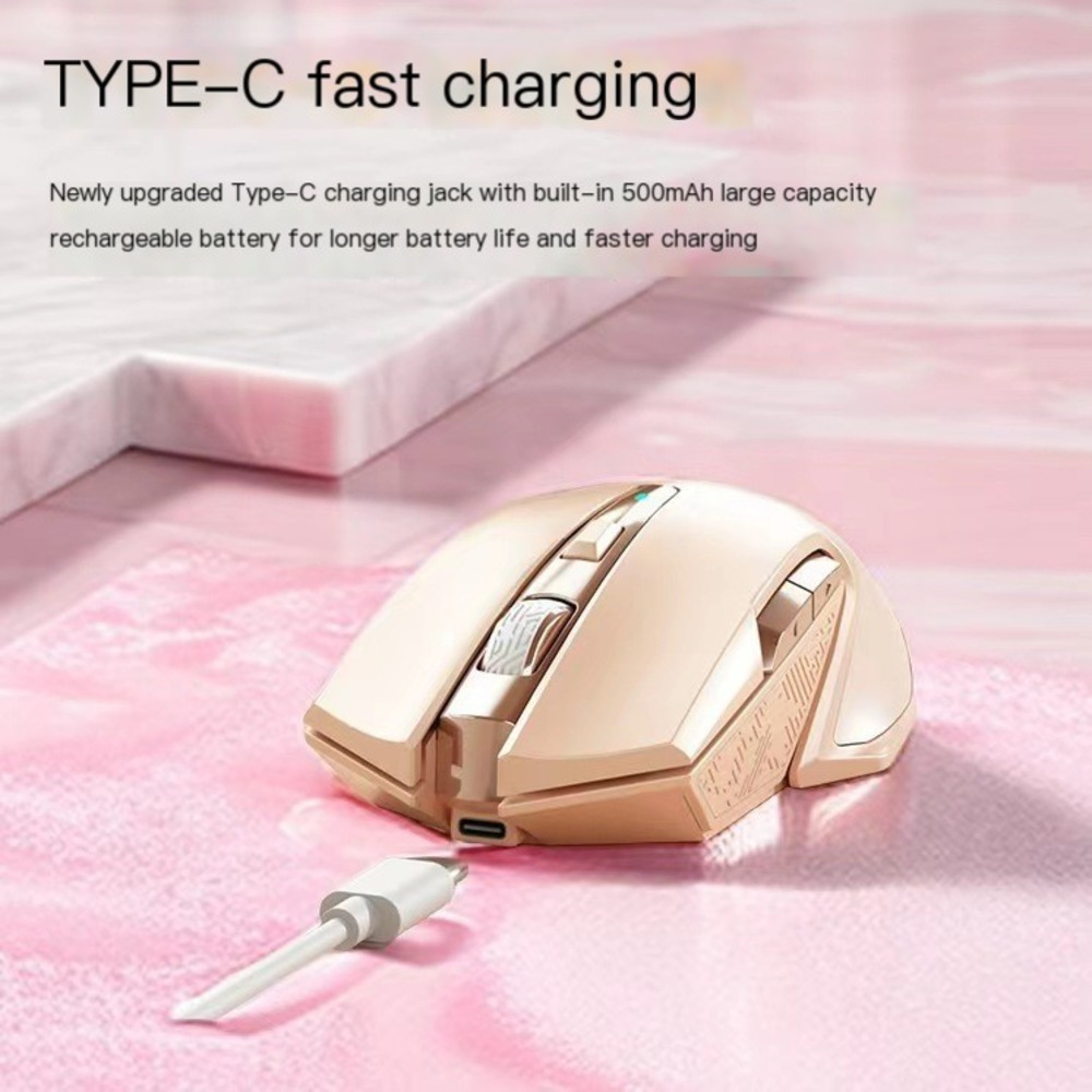 ピンクのワイヤレスマウス,タイプC充電,サイレントゲーミング - Pc Gaming Pink のレビューと価格